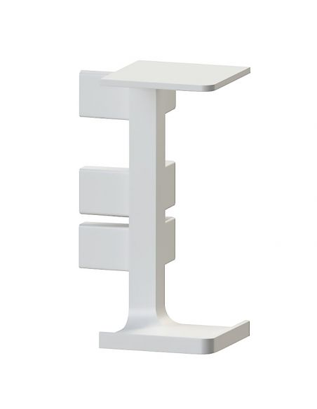 Кут зовнішній до профілю GOLA L-подібний Білий