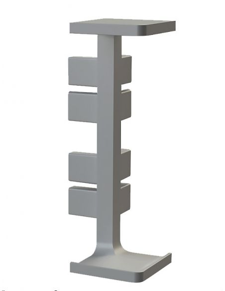 Угол наружный к профилю GOLA C-образный Серый