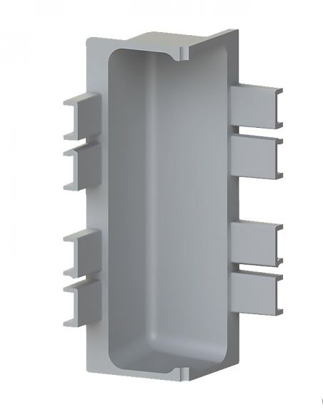 Кут внутрішній до профілю GOLA C-подібний Сірий