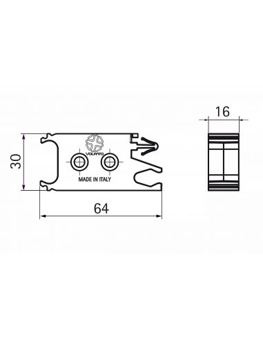 Кріплення Clap 'N' Fit для профілю GOLA