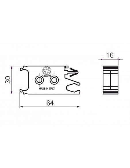 Кріплення Clap 'N' Fit для профілю GOLA