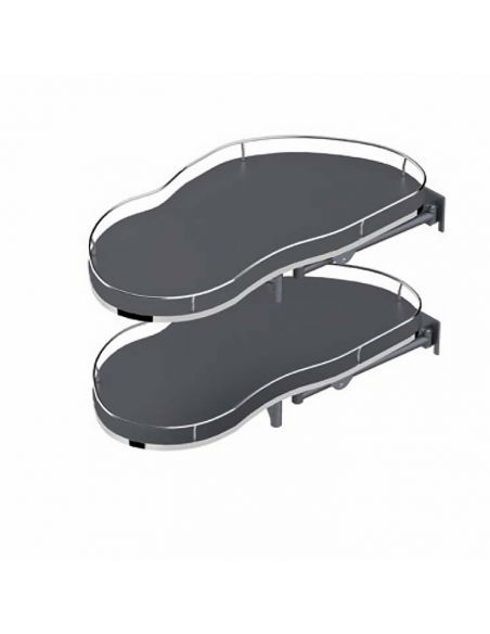 Corner Optima Linia Maxima 800мм хром графит