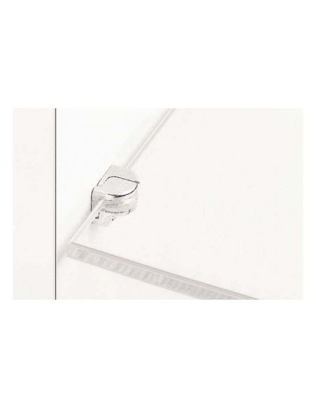 Полкодержатель с фискатором для стекла 6-10мм Hafele