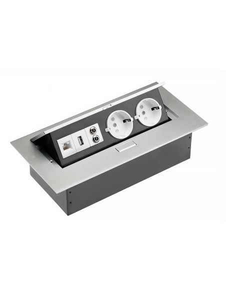 Настільний офісний подовжувач прямокутний