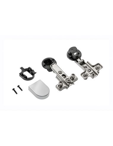 Петля под стекло накладная