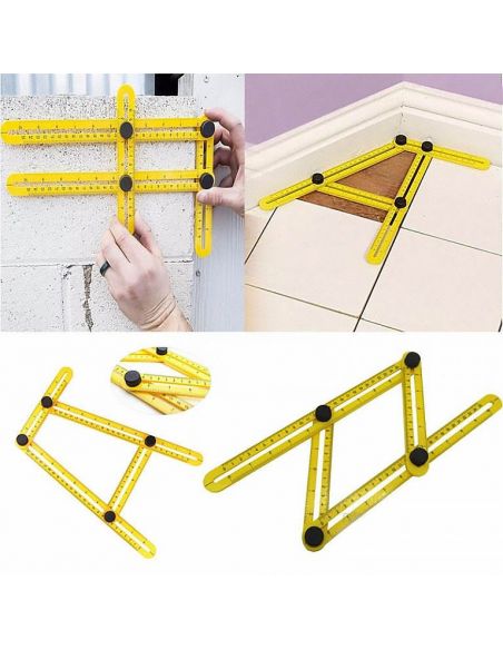 Шаблон-линейка Vorel для переноса размеров 310*175*25 (18470)