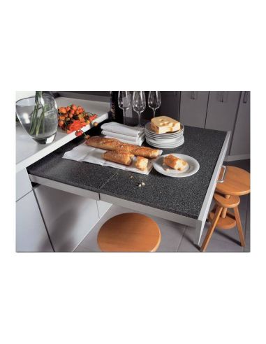 Фурнітура для висувного столу TOPFLEX висунення 810мм глибина 500мм навантаження 30кг