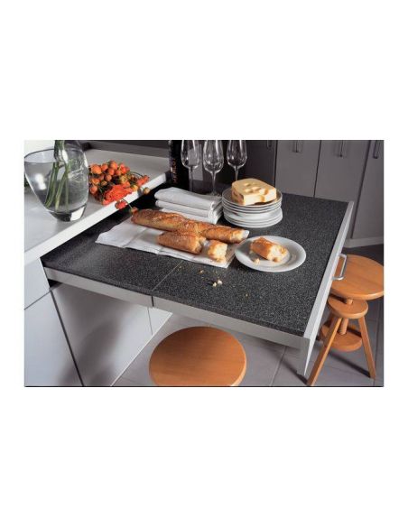 Фурнитура для выдвижного стола TOPFLEX выдвижение 810мм глубина 500мм нагрузка 30кг