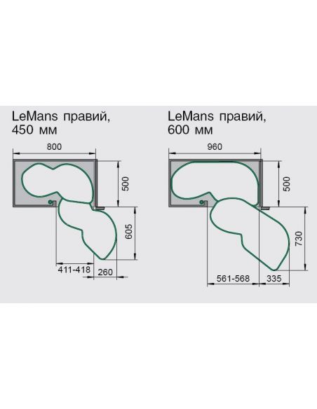 Повний комплект Le Mans 2 Plus Classic 450мм Kesseböhmer