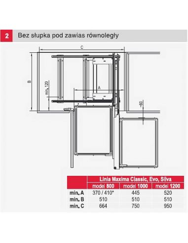 Раціональний кут MAXIMA SILVA Corner Comfort 1000 хром / графіт