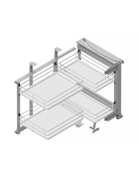 Раціональний кут MAXIMA EVO II Corner Comfort Front хром / білий