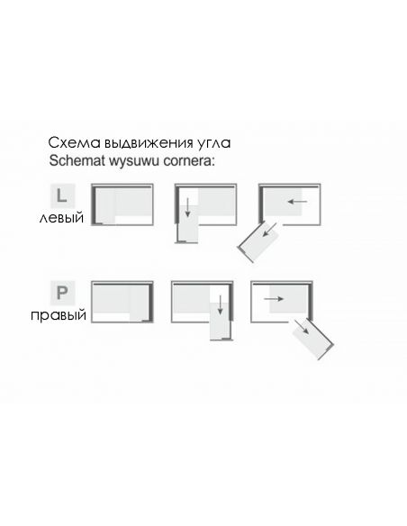 Раціональний кут MAXIMA EVO II Corner Comfort Front хром / білий