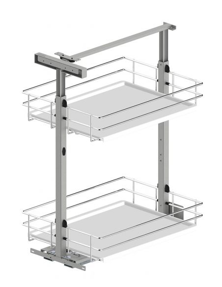 Карго 300 хром / білий з дотягом MAXIMA EVO II REJS