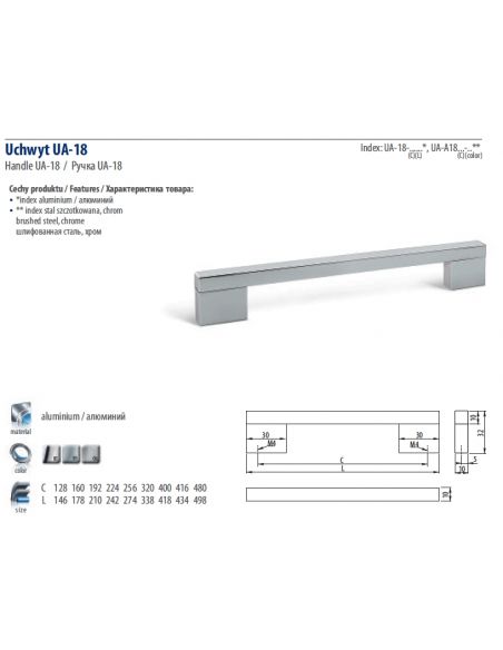 Ручка GTV UA-A18