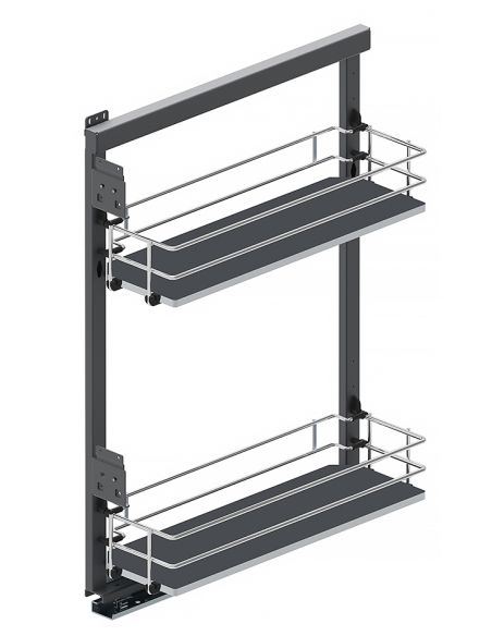 Карго 200 хром / графіт з дотягом MAXIMA SILVA II REJS
