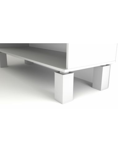 Ножка 40х40 біла  60мм, 100мм, 150мм