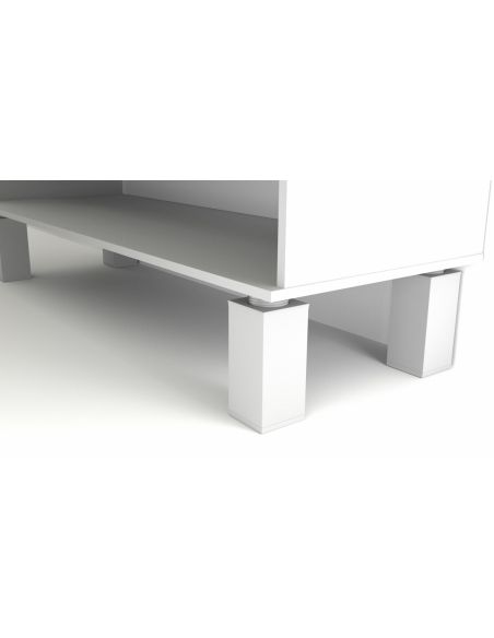 Ножка 40х40 біла  60мм, 100мм, 150мм