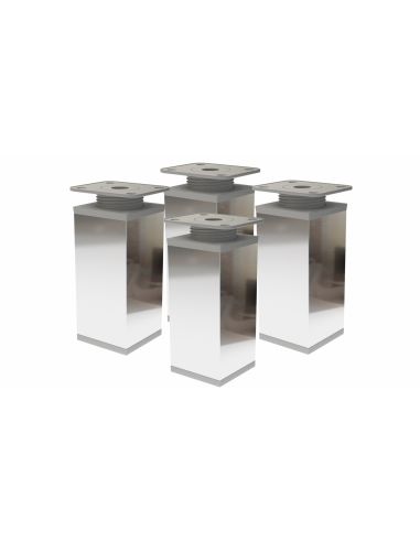 Ножка 40х40 хром  60мм, 100мм, 150мм