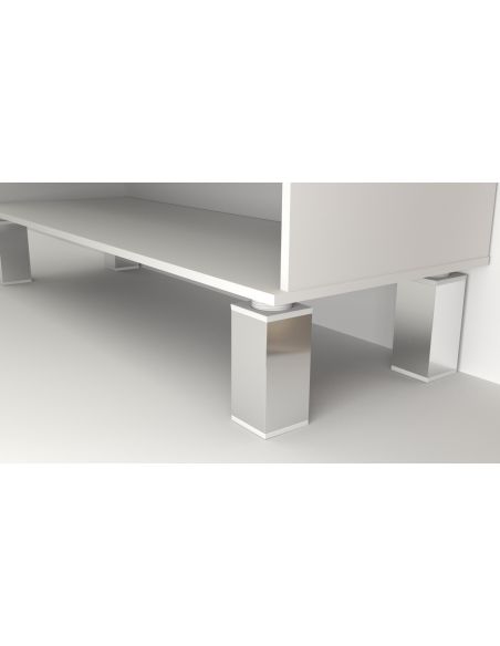 Ножка 40х40 хром  60мм, 100мм, 150мм