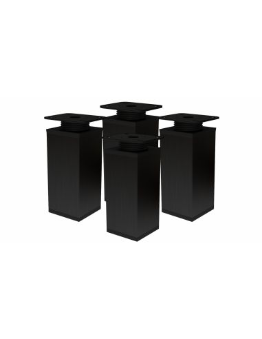 Ножка 40х40 черная шлифованная 60мм, 100мм, 150мм