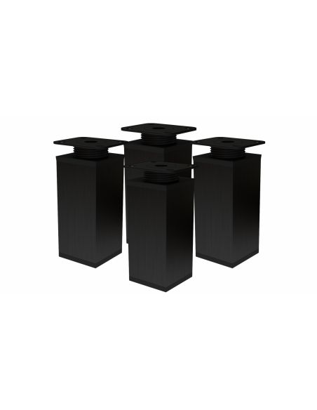 Ножка 40х40 черная шлифованная 60мм, 100мм, 150мм