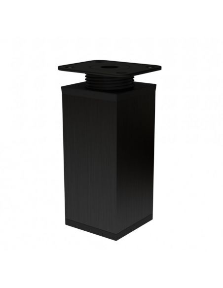 Ножка 40х40 черная шлифованная 60мм, 100мм, 150мм