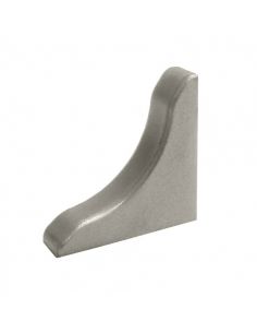 Заглушка до плінтусу тонкому Korner сіра