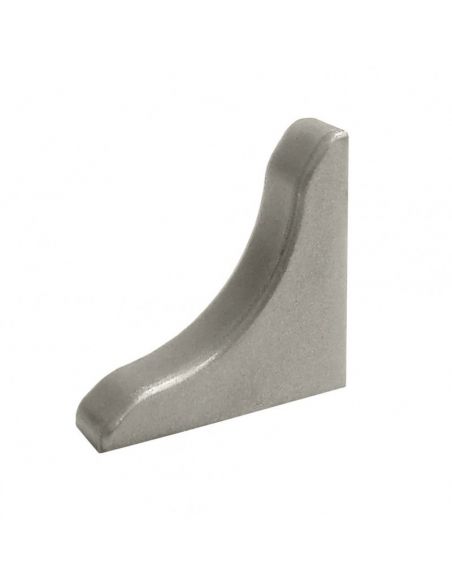 Заглушка к плинтусу тонкому Korner серая