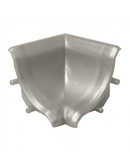 Угол внутренний к плинтусу тонкому Korner серая