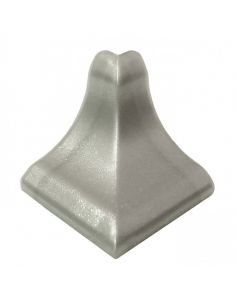 Кут зовнішній до плінтусу тонкому Korner сіра