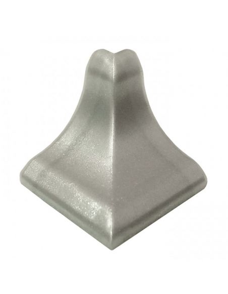 Кут зовнішній до плінтусу тонкому Korner сіра