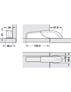 Заглушка для PACTA Salice Біла (2шт) 2