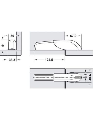 Заглушка для PACTA Salice Белая (2шт)