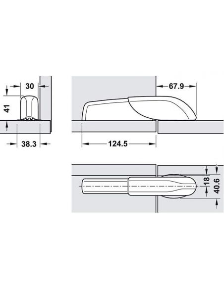 Заглушка для PACTA Salice Біла (2шт)