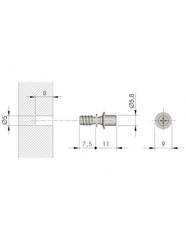 Полкодержатель-стяжка flipper