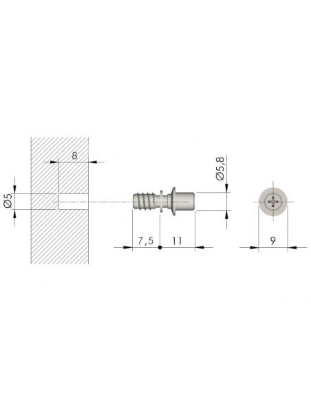 Полкодержатель-стяжка flipper