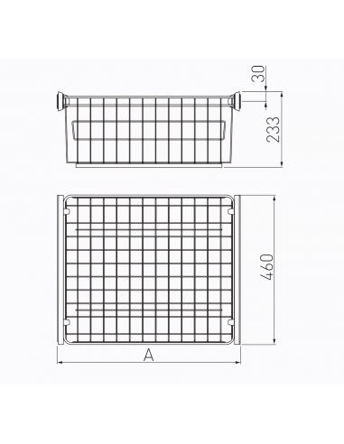 Корзина для белья SMART без направляющих