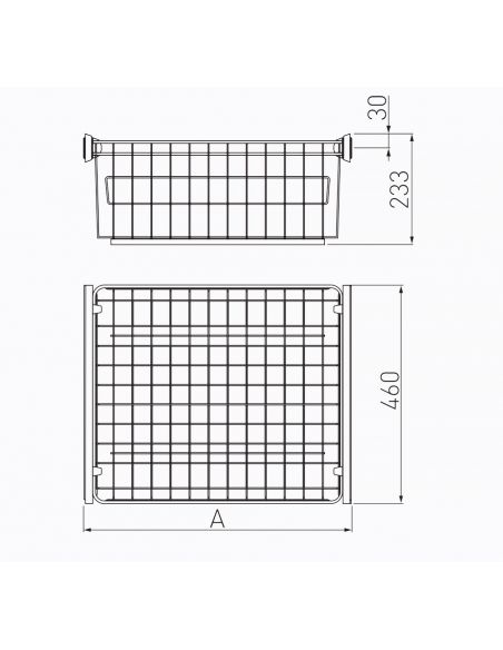 Кошик для білизни SMART без направляючих