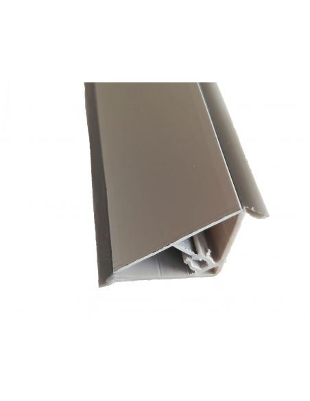 Плинтус треугольный алюминий 4м