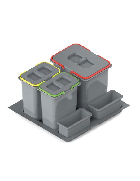 Відро для сміття Rejs PRAKTIKO 600 H400 1x20L 2x9L WE14.1828.05.049