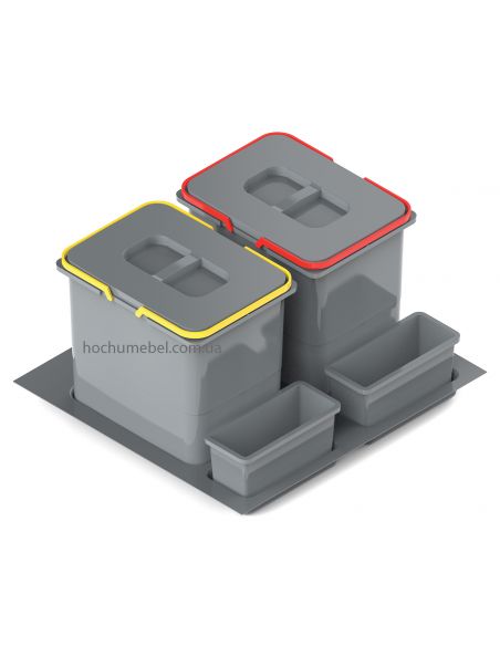 Відро для сміття Rejs PRAKTIKO 600 H400 2x20L WE14.1827.05.049