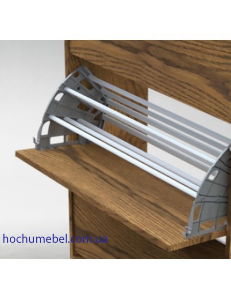 Полка откидная для обуви трехсекционная