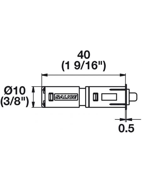 Защелка магнитная  Salice Push