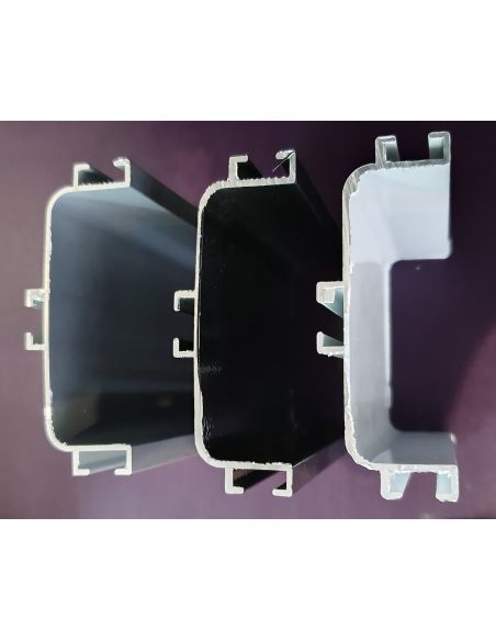 Профиль GOLA C алюминий, белый, черный 4200мм Турция