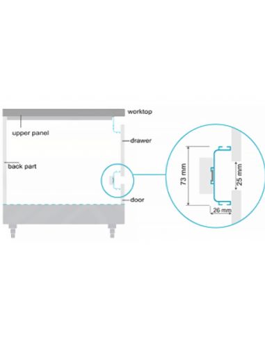 Профиль GOLA C алюминий, белый, черный 4200мм...