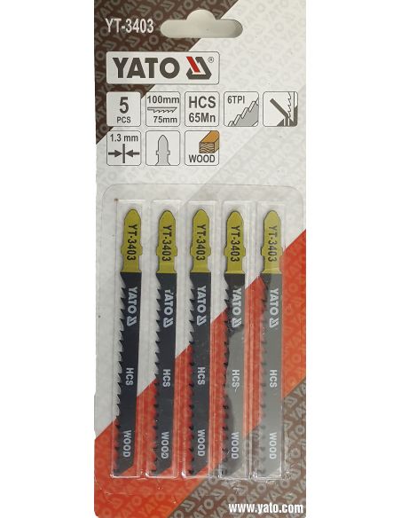 Полотно для електролобзика YT-3403 YATO