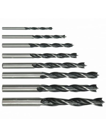 Набор сверел под дереву 3-10мм 8шт