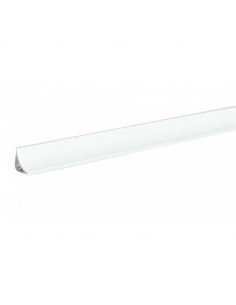 Плінтус кухонний тонкий білий матовий Korner