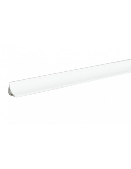 Плінтус кухонний тонкий білий матовий Korner