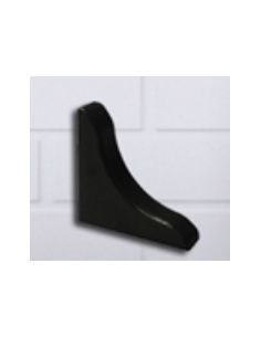 Заглушка до плінтусу тонкому Korner чорна